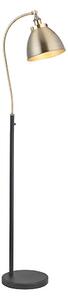 Endon 98748 - Stojací lampa FRANKLIN 1xE27/10W/230V mosaz/černá