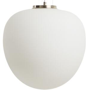 Kave Home Opálově bílé skleněné závěsné světlo Ardali Ø 25 cm