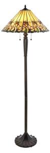 Endon 64192 - Stojací lampa Tiffany JAMELIA 2xE27/60W/230V pr. 50 cm
