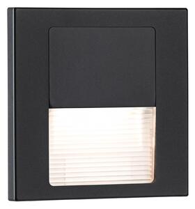 Paulmann LED vestavné svítidlo do zdi TSARO FOLLOWER hranaté 80x36mm 1W 230V Barva: Černá