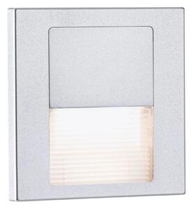 Paulmann LED vestavné svítidlo do zdi TSARO FOLLOWER hranaté 80x36mm 1W 230V Barva: Matný chrom