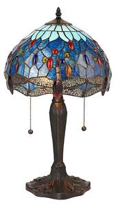 Endon 64090 - Stolní lampa Tiffany DRAGONFLY 2xE27/60W/230V pr. 30 cm