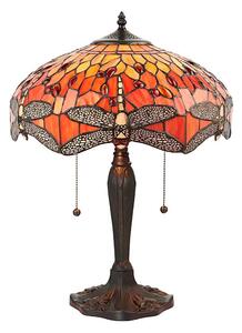 Endon 64093 - Stolní lampa Tiffany DRAGONFLY 2xE27/60W/230V pr. 41 cm
