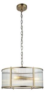 Endon 106282 - Lustr na řetězu RIDGETON 3xE14/6W/230V mosaz