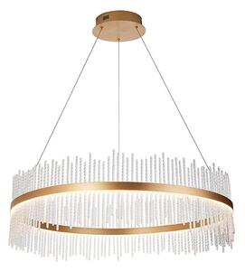 Endon 107672 - LED Stmívatelný lustr na lanku ADRIEL LED/83W/230V 3000K zlatá