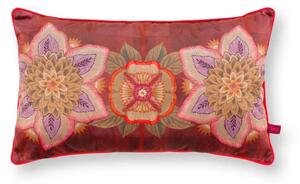 Pip Studio dekorační polštář Flores Felices 30x50 cm, červený