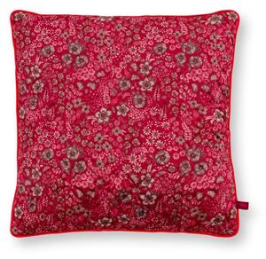 Pip Studio dekorační polštář Quilted Daisy Dreams 50x50 cm, červený