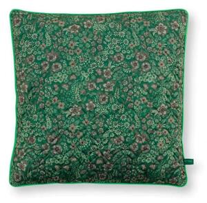 Pip Studio dekorační polštář Quilted Daisy Dreams 50x50 cm, zelený