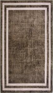 Hnědý pratelný koberec 80x50 cm - Vitaus