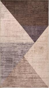 Hnědo-béžový pratelný koberec 150x80 cm - Vitaus