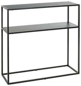 KONZOLOVÝ STOLEK, černá, kov, 80/30/80 cm - Online Only konferenční stolky, Online Only