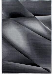 Breno Kusový koberec MIAMI 6590 Black, 80x150 cm, Šedá/Vícebarevné