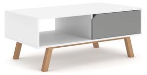 Konfereční stolek Tanuko (bílá + šedá). 1097206