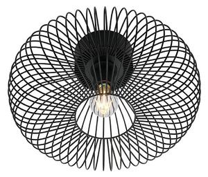 Nordlux - Stropní svítidlo BERONI 1xE27/60W/230V pr. 40,3 cm černá