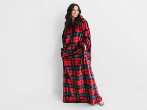 XPOSE® Mikinová deka (prodloužená) KOSTKA