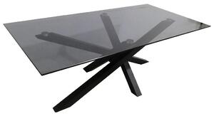 KONFERENČNÍ STŮL, šedá, černá, kov, sklo, 120/60/45 cm Xora - Konferenční stolky