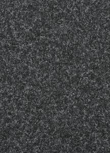 Breno Metrážový koberec REWIND 900 Flat 2190, šíře role 400 cm, Černá