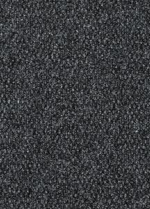 Breno Metrážový koberec REWIND 900 Braille 2266, šíře role 400 cm, Šedá, Černá