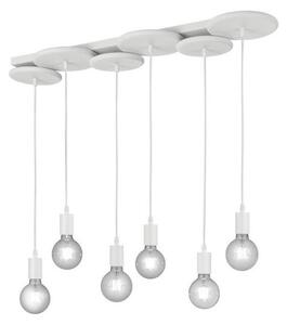 Trio - Lustr na lanku DISCUS 6xE27/28W/230V bílá
