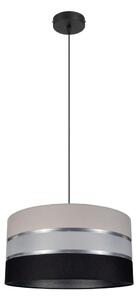 Lustr na lanku CORAL 1xE27/60W/230V černošedá