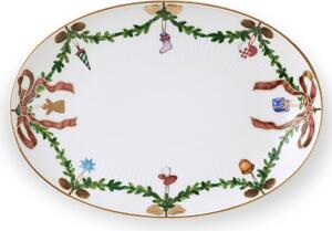 Vánoční servírovací talíř Star Fluted Christmas 21,5 cm