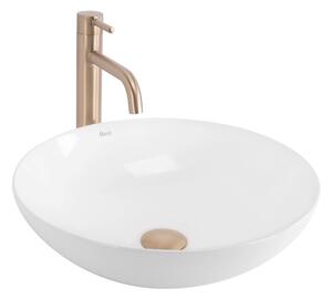 Rea Anika, umyvadlo na desku 405x405x120 mm, bílá lesklá, REA-U6367