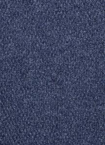 Breno Metrážový koberec REWIND 900 Braille 5151, šíře role 400 cm, Modrá