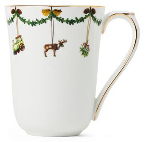 Vánoční porcelánový hrnek Star Fluted Christmas 360 ml