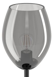 Eglo 39568 - Stolní lampa ESTANYS 1xE27/60W/230V černá/kouřová