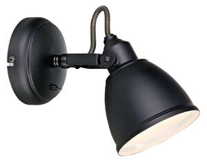 Markslöjd 105814 - Nástěnné svítidlo FJÄLLBACKA 1xE14/40W/230V černá