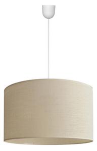 Lustr na lanku ALBA 1xE27/15W/230V pr. 45 cm béžová