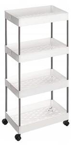 Pojízdná koupelnová skříňka Songmics 22 x 40 x 86 cm