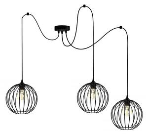 Lustr na lanku MATT 3xE27/60W/230V pavouk