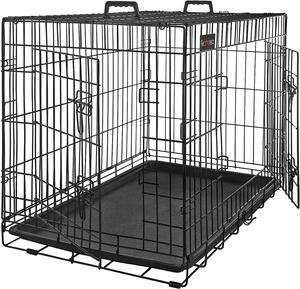 SONGMICS Přepravní klec pro zvířata Dureo 122 cm černá