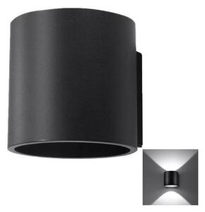 Sollux SL.0048 - Nástěnné svítidlo ORBIS 1 1xG9/40W/230V černá