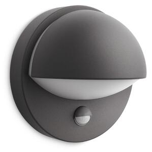 Philips - Venkovní nástěnné svítidlo se senzorem JUNE 1xE27/12W/230V IP44