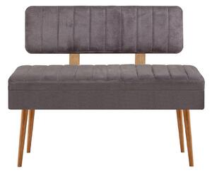 Kalune Design Lavice VINA II s úložným prostorem 110 cm borovice atlantic/antracitově šedá