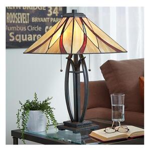 Elstead QZ-ASHEVILLE-TL - Stolní lampa ASHEVILLE 2xE27/60W/230V