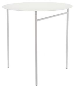 Zone Denmark Světle šedý kovový zahradní skládací stůl Disc 70 cm