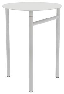 Zone Denmark Světle šedá kovová zahradní skládací stolička Disc 33 cm