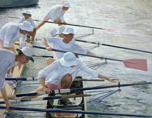 Obrazová reprodukce Securing Oars, Henley, Timothy Easton