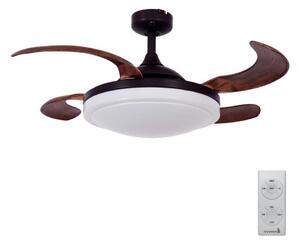 FANAWAY 512120 - Stropní ventilátor EVORA 2xE27/15W/230V + dálkové ovládání
