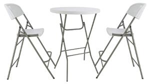 TENTino VÝHODNÝ SET - Bistro stůl IVAN + 2x barová židle