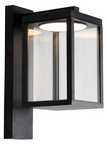 Venkovní nástěnná lucerna černá vč. LED IP54 - Ferdinand