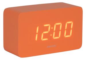 Designové LED hodiny s budíkem 5983OR Karlsson 10cm