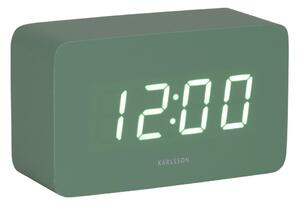 Designové LED hodiny s budíkem 5983GR Karlsson 10cm
