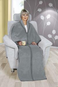 Bellatex Korall televizní pytel 150x180 cm šedá