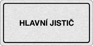 Cedulka na dveře - Hlavní jistič