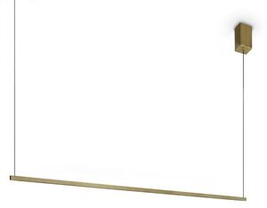 Ideal Lux Závěsné LED svítidlo ESSENCE SQUARE, d.115cm, 20W Barva: Zlatá
