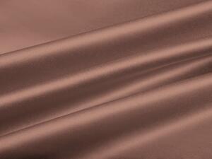 Látka polyesterový satén LUX-L048 Bronzově hnědá - šířka 150 cm